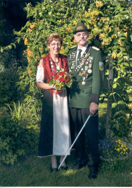 Königspaar von 2009: Königin Karin I. und Herbert I.